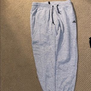 grey adidas sweatpants